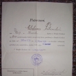 Potvrzen� o �sp�n�m kurzu (samarit�nsk� slu�ba v CPO) 12. ��jna 1936