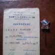 Osv�d�en�. Na no�en� odznaku PCO (1955)