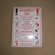 Plastov� cedule, SIGN�LY CO.