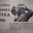 Reklama na masky Kudrn�� - Ypra (Obrana obyvatelstva)