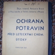 Ochrana potravin p�ed leteck�mi chem. �toky (1937)