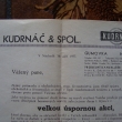 Firemn� pap�r z roku 1937 (detail)