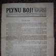 asopis Plynu Boj! firmy V. Hork Praha (slo 1, Kvten 1927)